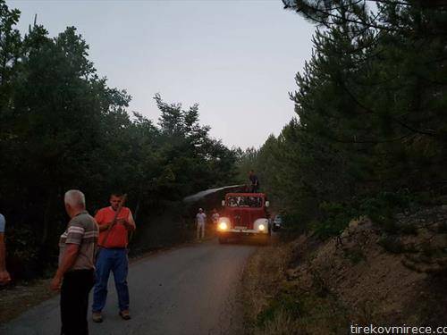 Пожар меѓу струшките села Делогожда и Поум