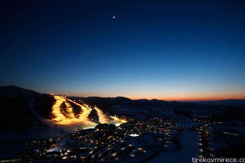 Алпенсија, лоциран на источниот планински град кој ќе биде домаќин на Зимските олимписки игри во 2018 година во Пјонгчанг, Јужна Кореја