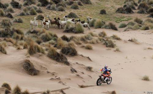 Моторџија на 10-та етапа од релито Дакар,  во Боливија