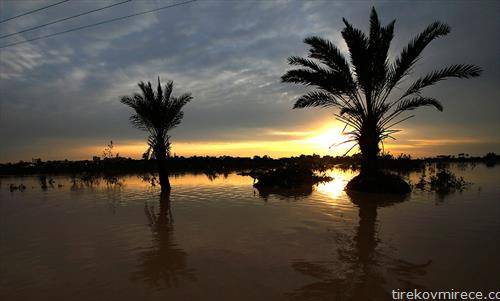 поплавената област близу градот Ал-Мураква, Појас Газа