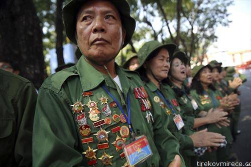 виетнамски ветерани,на  40 годишнината од војната во Виетнам