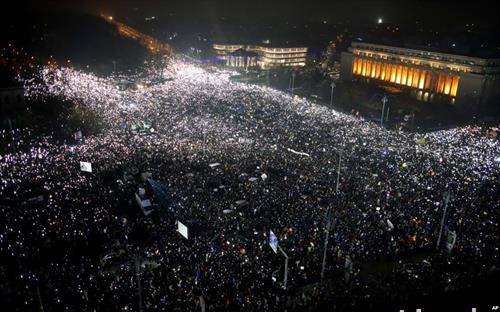 анти владини протести во Букурешт
