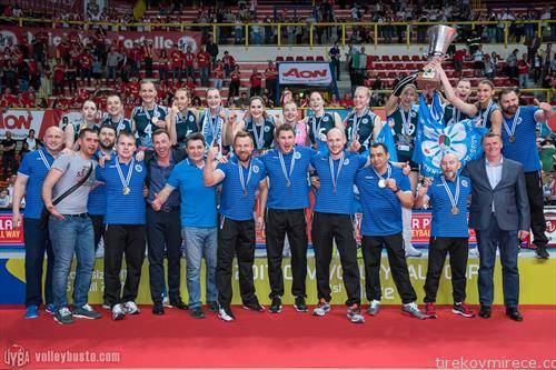 одбојкарите на Динамо Казан Русија победници во ЦЕВ купот