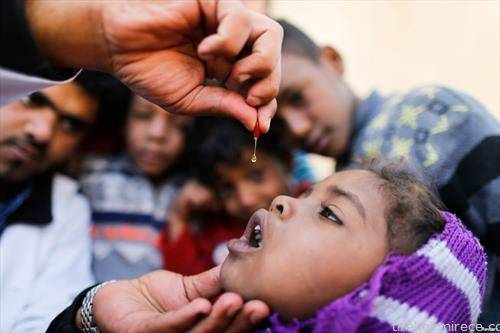 вакцинација во Сана, Јемен 