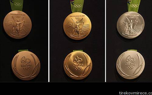 1пред  стартот на Олимписките игри во Рио, организаторите ги објавија медалите кои ќе се доделуваат на Игрите во август, тие  се еколошки