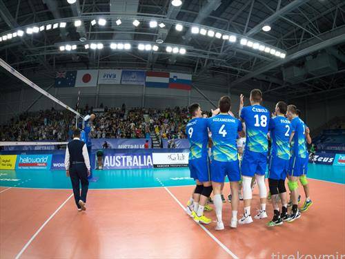 одбојкарската репрезентација на Словенија стигна до првата лига во Светската одбојка