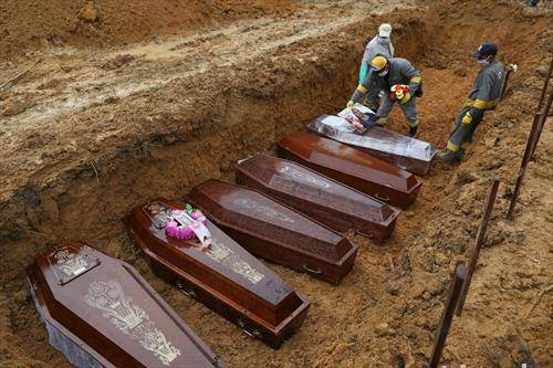 масовна гробница за починати од корона вирус во прашумите на Амазонија