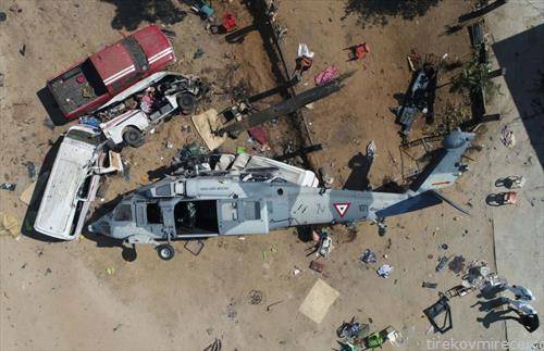 земјотрес во Максико, се сруши  хелокоптер