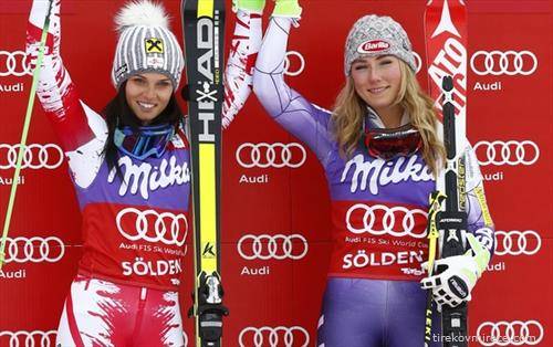 фенинген и шифрин го поделија првото место на почетокот од  новата скијачка сезона, победија во велеслалом,
