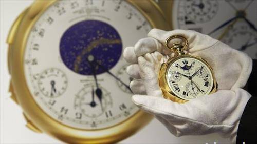 Златниот џебен часовник, кој Патек Филипе го изработил за њујоршки банкар во почетокот на 30-тите години, е продаден на аукција во Женева за 24 милиони долари  