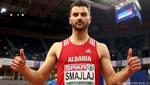 Албанскиот атлетичар Смајлај приреди првокласно изненадување во Белград, на ЕП во сала, победи  во скок во далечина,