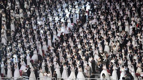 масовна венчавка во Сеул, јужна Кореја