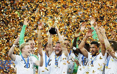 Германија го победи Чиле на финалниот натпревар на Купот на Конфедерациите во Санкт Петербург, Русија