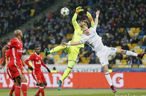 Лигата на шампионите одигран меѓу динамо Киев и Бенфика Лисабон