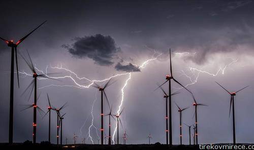 молњи во поел со ветерници во Германија 