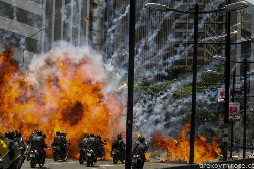 немири во каракас Венецуела 