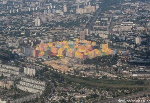 бојадисани згради во Киев