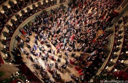 гостите танцуваат во виенската државна опера