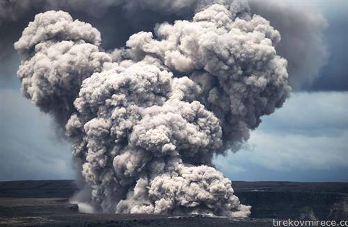 ерупцијата на вулканот на хаваите