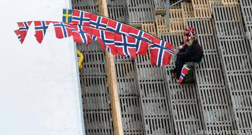 норвешки навивач на СП во ски скокови