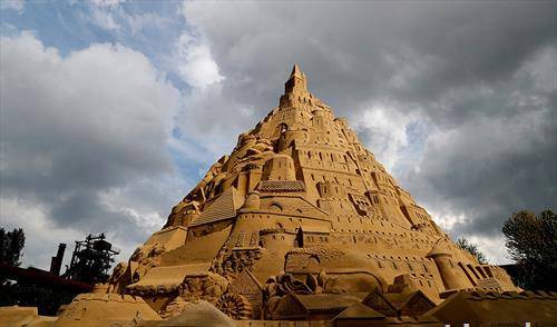 дворец од песок, во Кина