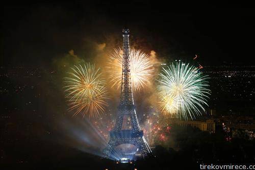 огномет за денот на државноста на Франција